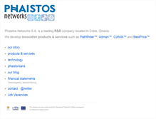 Tablet Screenshot of phaistosnetworks.gr
